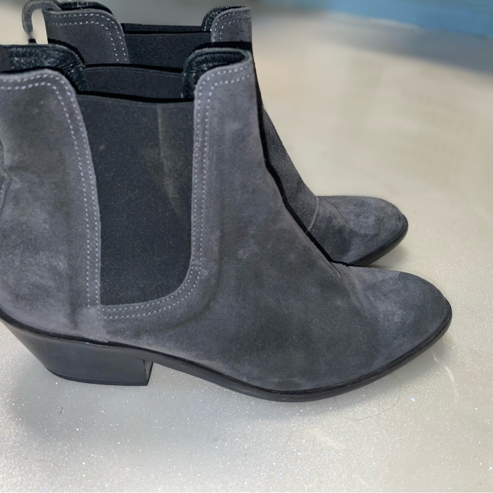 7.5 rag & bone ankle boots “Dixon” in Asphalt Suede